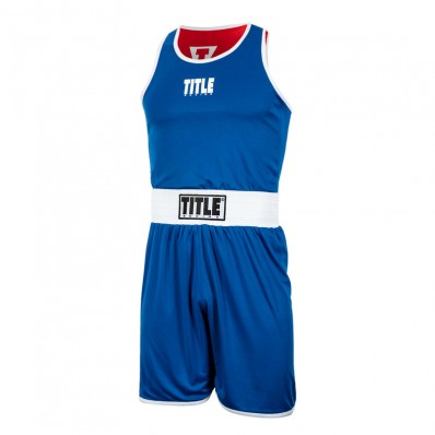 Боксерская форма (детская/подростковая двусторонняя) TITLE Boxing Aerovent Elite Amateur Boxing Set 1 v. 2.0