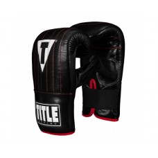 Снарядные перчатки TITLE Boxing Professional Old School Leather Bag Gloves 3.0